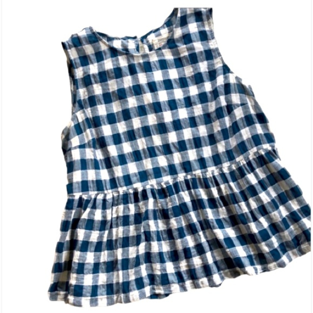 Current Elliot plaid sleeveless top size xs